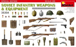 MINIART 35304 - 1:35  Soviet Infantry Weapons & Equipment - Special Edition