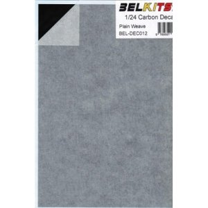 BELKITS DEC012 - 1:24 Carbon Decal Plain Weave