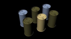 PANZERART RE35-599 - 1:35 WWII 50l petrol/Oil barrel (12pcs)