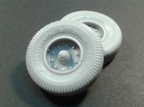 Go to product PANZERART RE35-504 - 1:35 Sd.Kfz 9 front road wheels (Continental No 1)