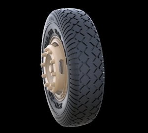 PANZERART RE35-336 - 1:35 Mercedes 4500 Maultier road wheels (Gelande Pattern)