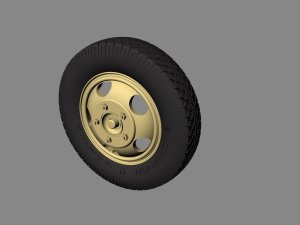 PANZERART RE35-329 - 1:35 Road Wheels for Ford Maultier (Commercial Pattern)