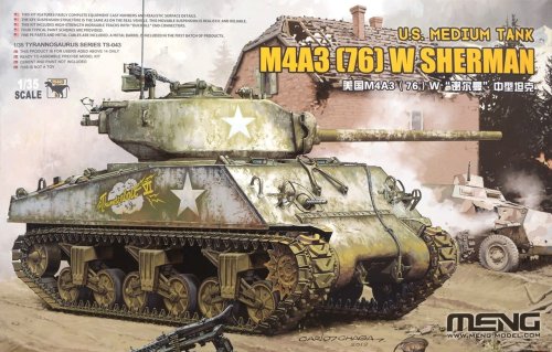 Go to product MENG MODEL TS043 - 1:35 M4A3 76 (W) Sherman US Medium Tank