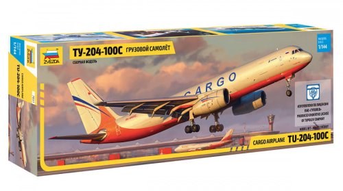 Go to product ZVEZDA 7031 - 1:144 Tupolev TU 204-100 Cargo Airplane