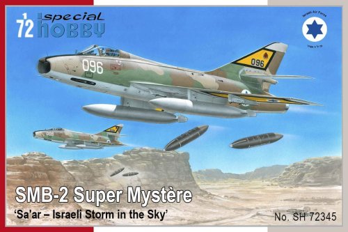 Go to product SPECIAL HOBBY 72345 - 1:72 SMB-2 Super Mystere Sa ar - Israeli Storm in the Sky