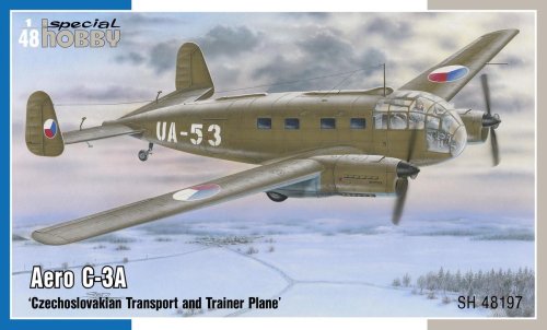 Go to product SPECIAL HOBBY 48197 - 1:48 Aero C-3A Czechoslovakian Transport and Trainer Plane