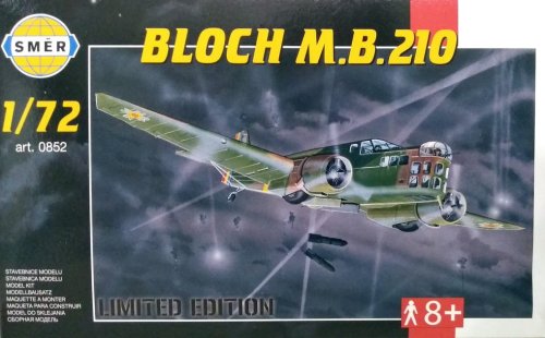 Go to product SMER 0852 - 1:72 Bloch MB 210