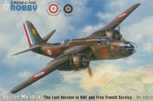 SPECIAL HOBBY 72413 - 1:72 Boston Mk. IV/ V The Last Version in RAF and Free French Service