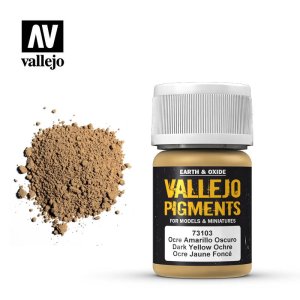 VALLEJO Pigments 73103 - Dark yellow ocre 30 ml