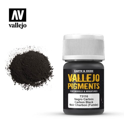 Go to product VALLEJO Pigments 73116 - Smoke black 30 ml