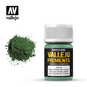 VALLEJO Pigments 73112 - Chrome oxide green 30 ml
