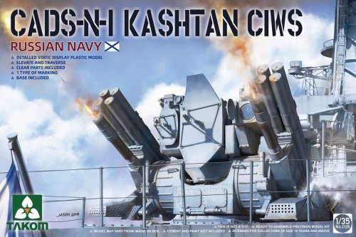 Go to product TAKOM 2128 - 1:35 CADS-N-1 Kashtan CIWS Russian Navy