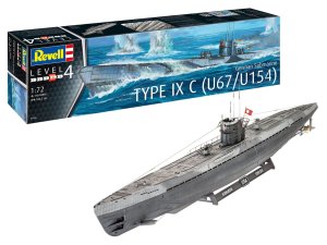 REVELL 05166 - 1:72 German Submarine Type IXC U67/U154