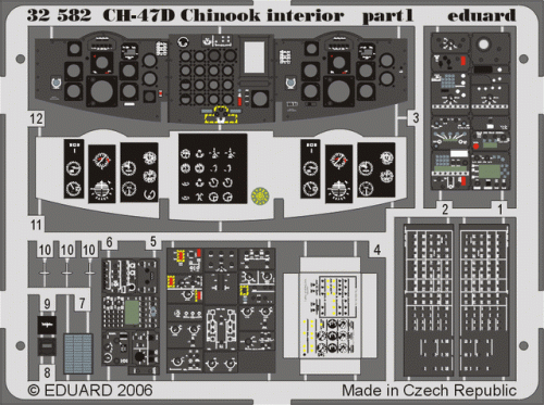 Go to product EDUARD 32582 - 1:35 CH-47D Chinook interior
