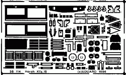 Go to product EDUARD 35114 - 1:35 Horch Kfz.15