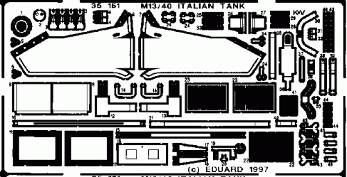 Go to product EDUARD 35161 - 1:35 M-13/40 Italian Tank