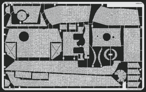 Go to product EDUARD 35393 - 1:35 Panther Ausf.G early Zimmerit Horizontal