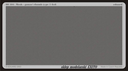 Go to product EDUARD 00104 - Mesh - gauze/ Rhomb type 1 6x6