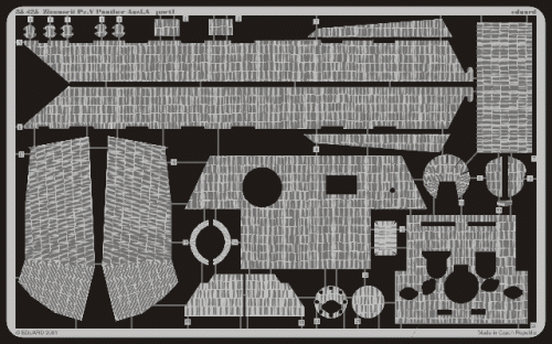 Go to product EDUARD 35425 - 1:35 Zimmerit Panther Ausf.A