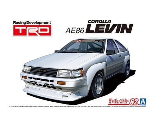 Go to product AOSHIMA 05798 - 1:24 TRD AE86 Corolla Levin 83