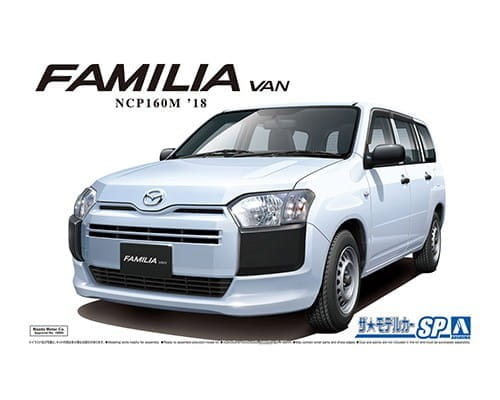 Go to product AOSHIMA 05786 - 1:24 Mazda NCP160M Familia Van 18