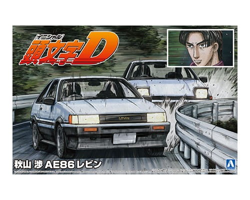 Go to product AOSHIMA 05736 - 1:24 Akiyama Wataru AE86 Levin