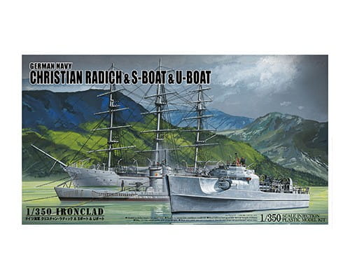 Go to product AOSHIMA 05657 - 1:350 Christian Radich & S-Boat & U-Boat