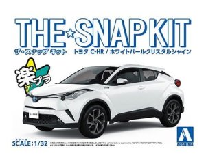 AOSHIMA 05634 - 1:32 Toyota C-HR - White Snapkit