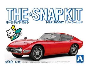 AOSHIMA 05628 - 1:32 Toyota 2000GT - Red Snapkit