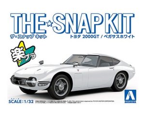 AOSHIMA 05627 - 1:32 Toyota 2000GT - White Snapkit