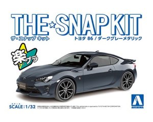 AOSHIMA 05597 - 1:32 Toyota 86 - Grey Snapkit