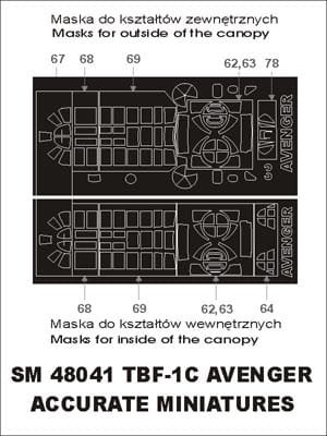 Go to product MONTEX SM48041 - 1:48 TBF-1C Avenger