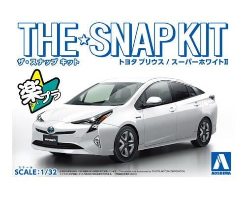 Go to product AOSHIMA 05416 - 1:32 Toyota Prius - White Snapkit