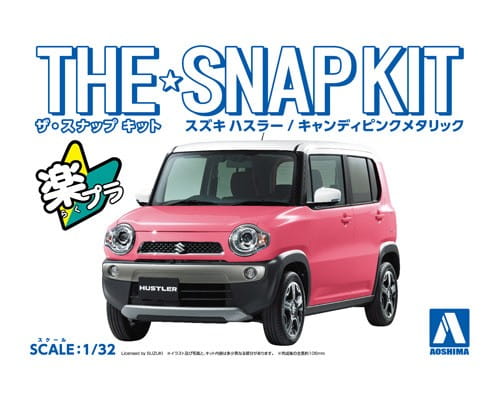 Go to product AOSHIMA 05415 - 1:32 Suzuki Hustler - Pink Snapkit