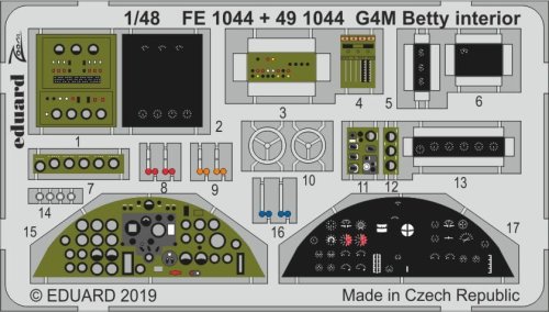 Go to product EDUARD FE1044 - 1:48 G4M Betty interior