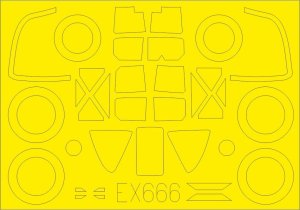 EDUARD EX666 - 1:48 P-38F/G