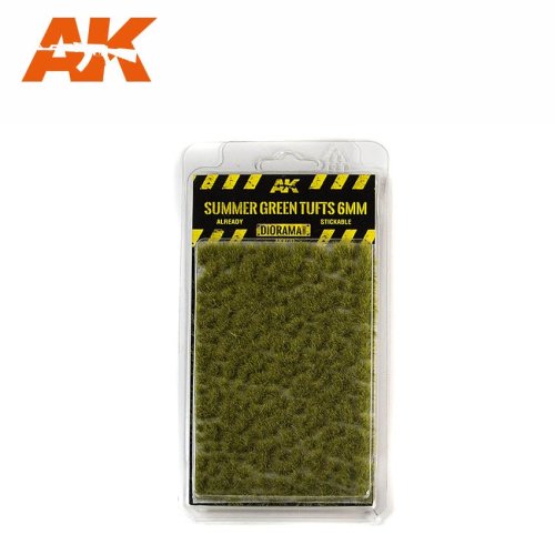 Go to product AK INTERACTIVE 8120 - Summer Green Tufts 6 mm
