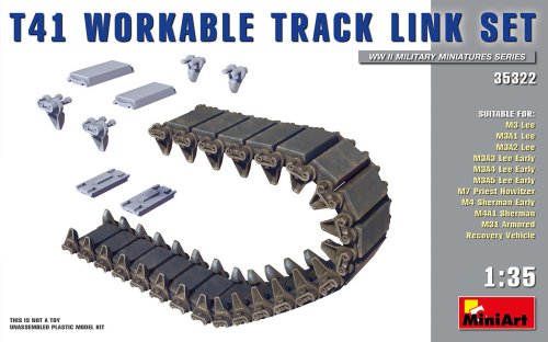 Go to product MINIART 35322 - 1:35 T41 workable track link set