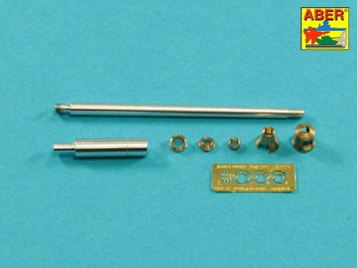 Go to product ABER 48L-13  - 1:48 Barrel for German 8,8cm Kw.K 43/3 L/71 Late (two part) gun used on King Tiger Porsche Turret