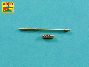 Aber 35L-297 - 1:35 12,7mm M85 MG metal gun barrel for American M60, M728, LVTP7 AFVs