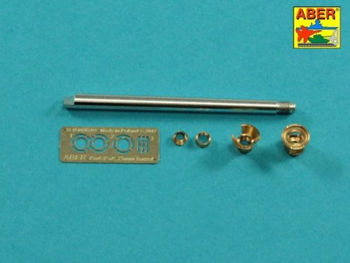 Go to product Aber 35L-253 - 1:35 7,5cm metal gun barrel for Pz.Kpfw. VI Ausf. D/F (VK36.01) tank