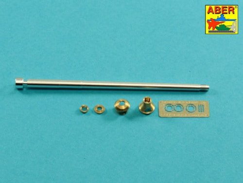 Go to product Aber 35L-048n - 1:35 75mm 40 L/48 metal gun barrel with late type muzzle brake for Pz.Kpfw.IV Ausf.J late / Ausf.J final production