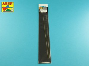 ABER HR10 - Brass hexagonal rods 1,0mm length 250 mm x 2 pcs.