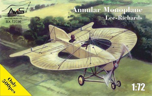 Go to product AVIS BX72036 - 1:72 Annular Monoplane Lee-Richards