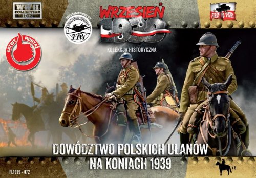 Go to product FIRST TO FIGHT 072 -  September 1939 - 1:72 Polish Uhlan command on horseback, 1939