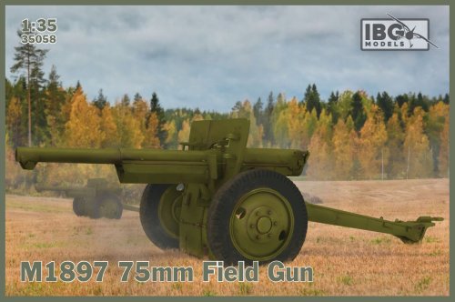 Go to product IBG 35058 - 1:35 M1897 Field Gun