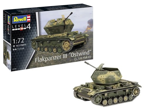 Go to product REVELL 03286 - 1:72 Flakpanzer III Ostwind (3,7 cm Flak 43)