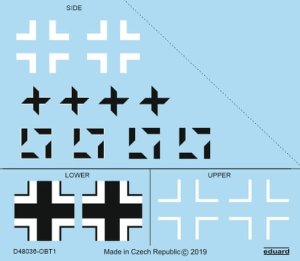 EDUARD D48036 - 1:48 Fw 190A-8/R2 national insignia
