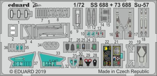 Go to product EDUARD SS688 - 1:72 Su-57