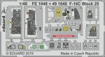 EDUARD FE1048 - 1:48 F-16C Block 25